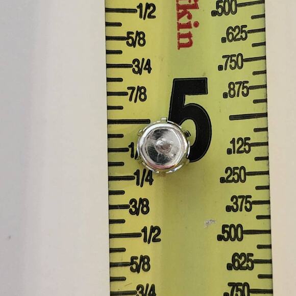 Silver Round Cut Brilliant Cubic Zirconia 2 CTW Stud Earrings - Picture 11 of 11